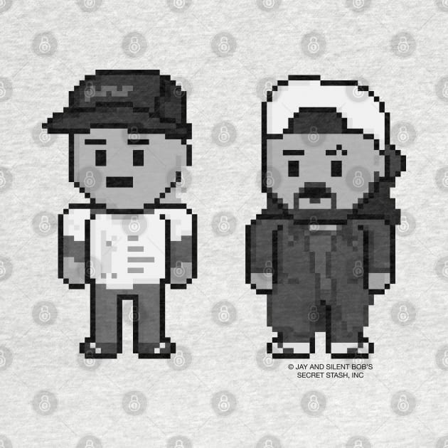 Cute As Hell in 1994 Pixel Jay and Silent Bob by gkillerb